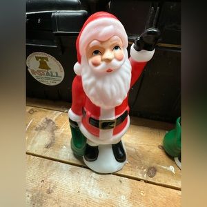 11 inch table top Blowmold Santa